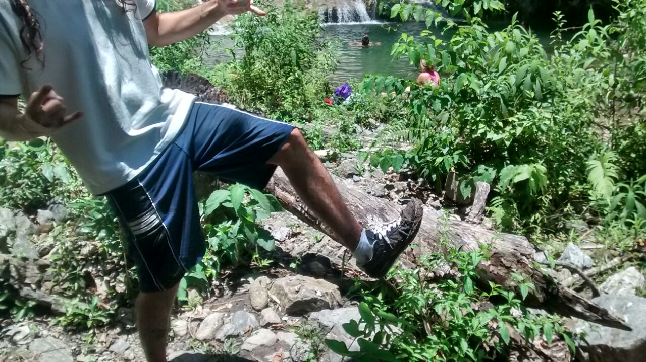 Foto tirada em cachoeira
